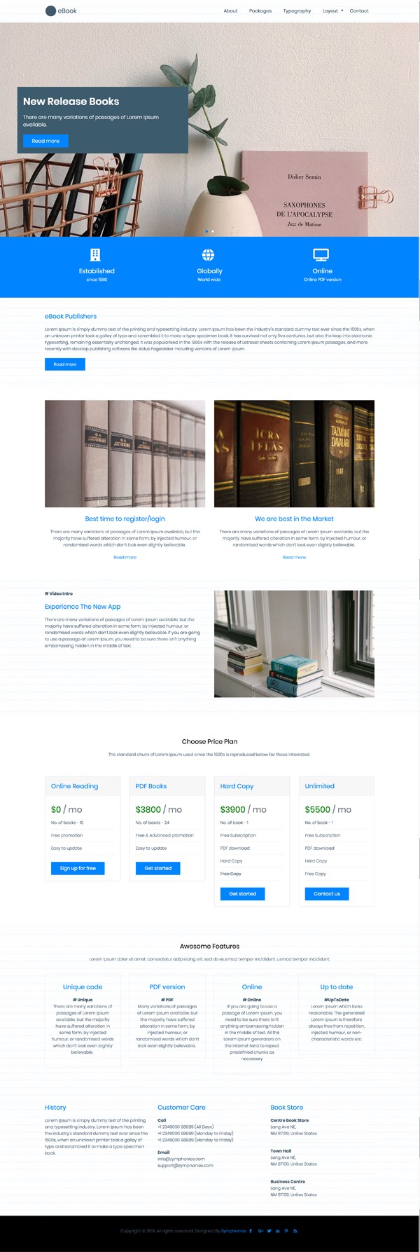 eBook Zymphones Theme